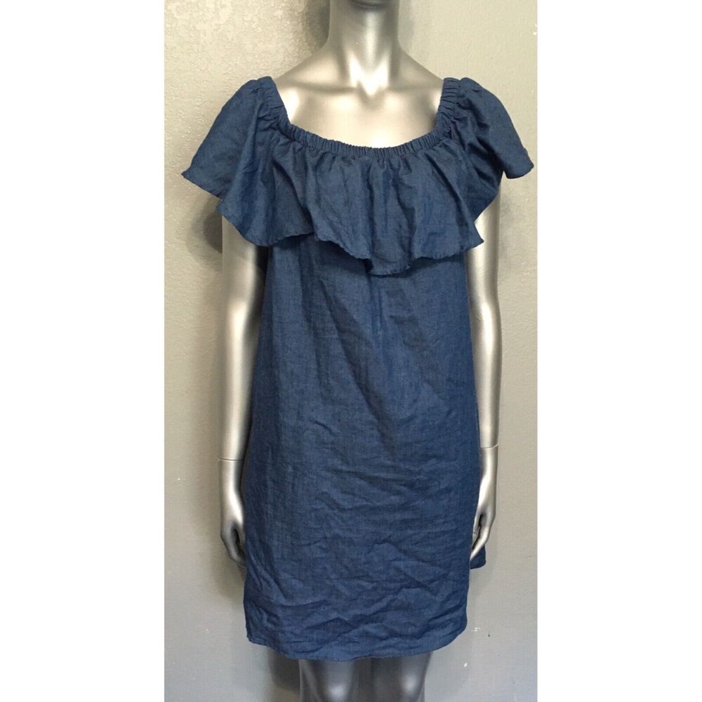 Women's Off-Shoulder Ruffle Dress Large - Picture 7 of 10